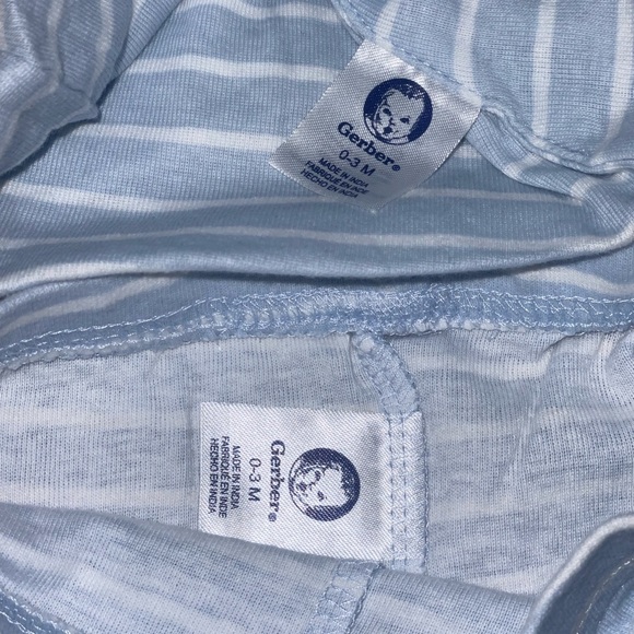 Newborn baby my first 1st Christmas Circo nighttime pants and pajama cap Gerber - Picture 5 of 5